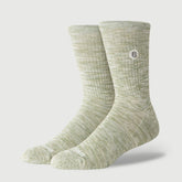 The Melange Crew Sock - Sage