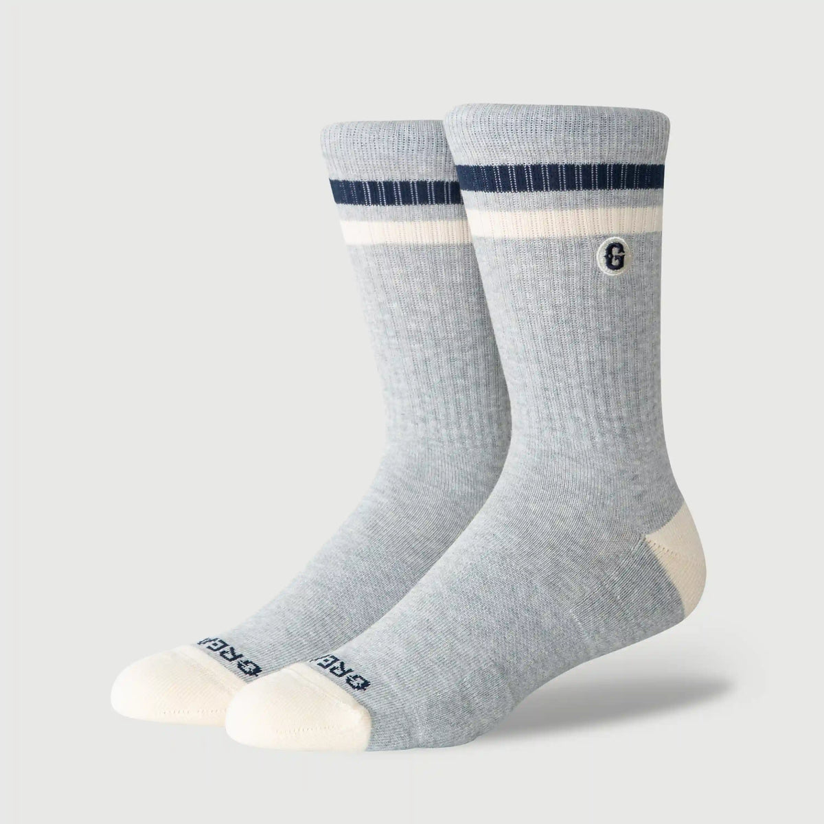The Varsity Crew Sock - Grey Heather