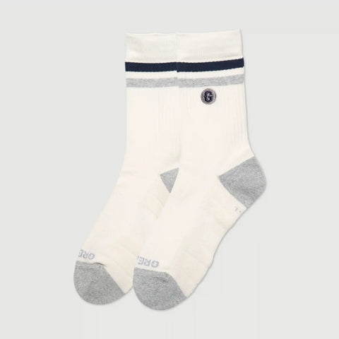 The Varsity Crew Sock - Blanco