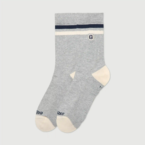 The Varsity Crew Sock - Grey Heather
