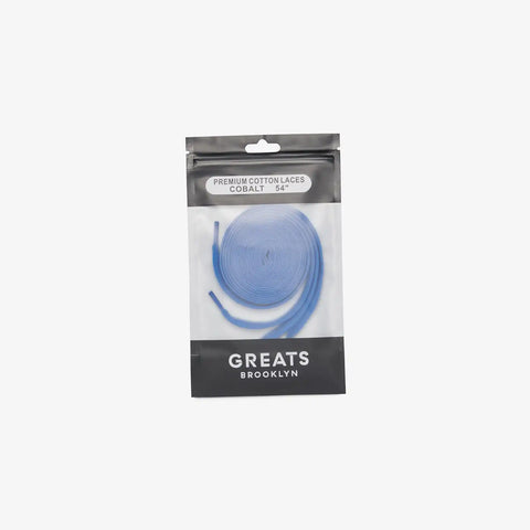 GREATS Premium Cotton Laces - Cobalt