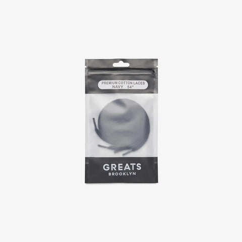 GREATS Premium Cotton Laces - Navy