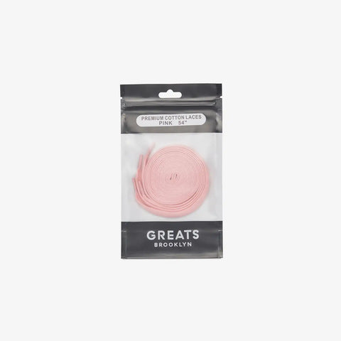 GREATS Premium Cotton Laces - Pink