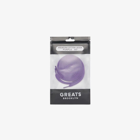 GREATS Premium Cotton Laces - Purple