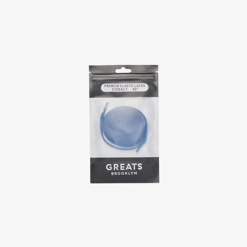 GREATS Premium Elastic Laces - Cobalt
