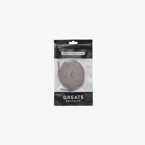 GREATS Premium Waxed Laces - Mocha