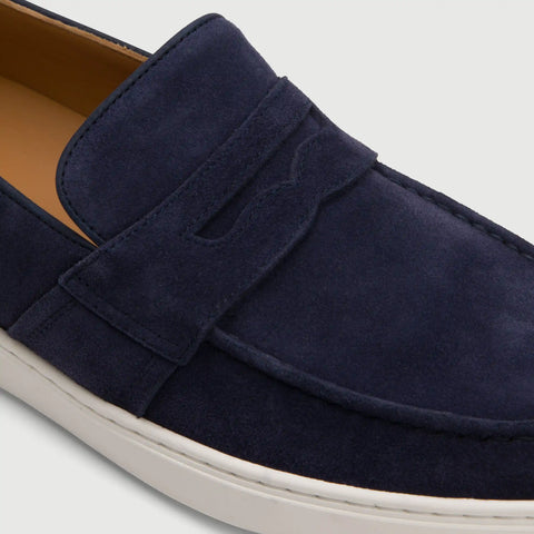 The Paros Penny Loafer - Navy