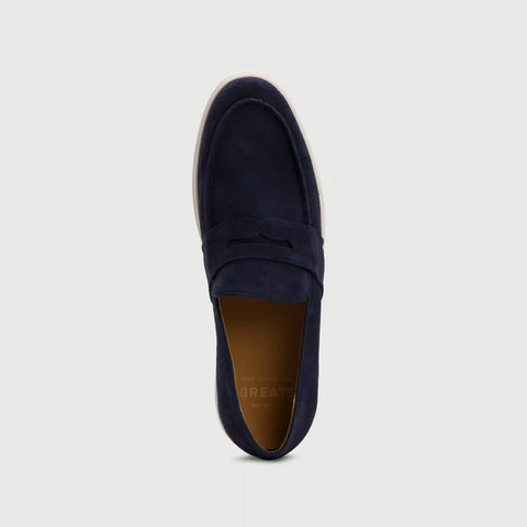 The Paros Penny Loafer - Navy