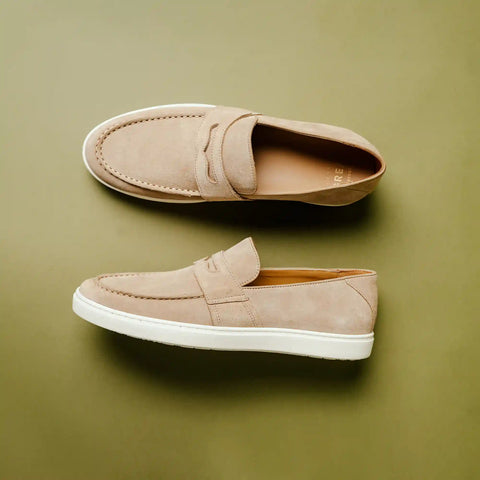 The Paros Penny Loafer - Sand